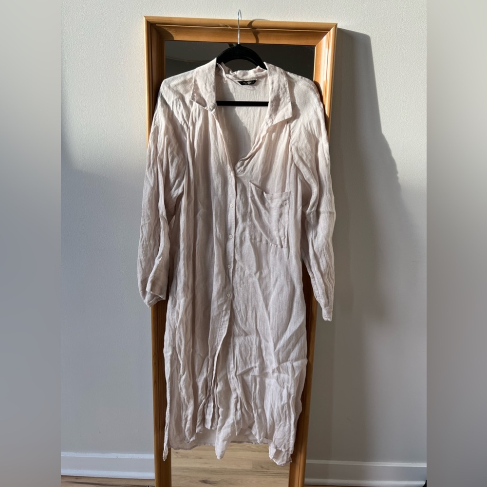 Massimo Dutti linen dress / kaftan
